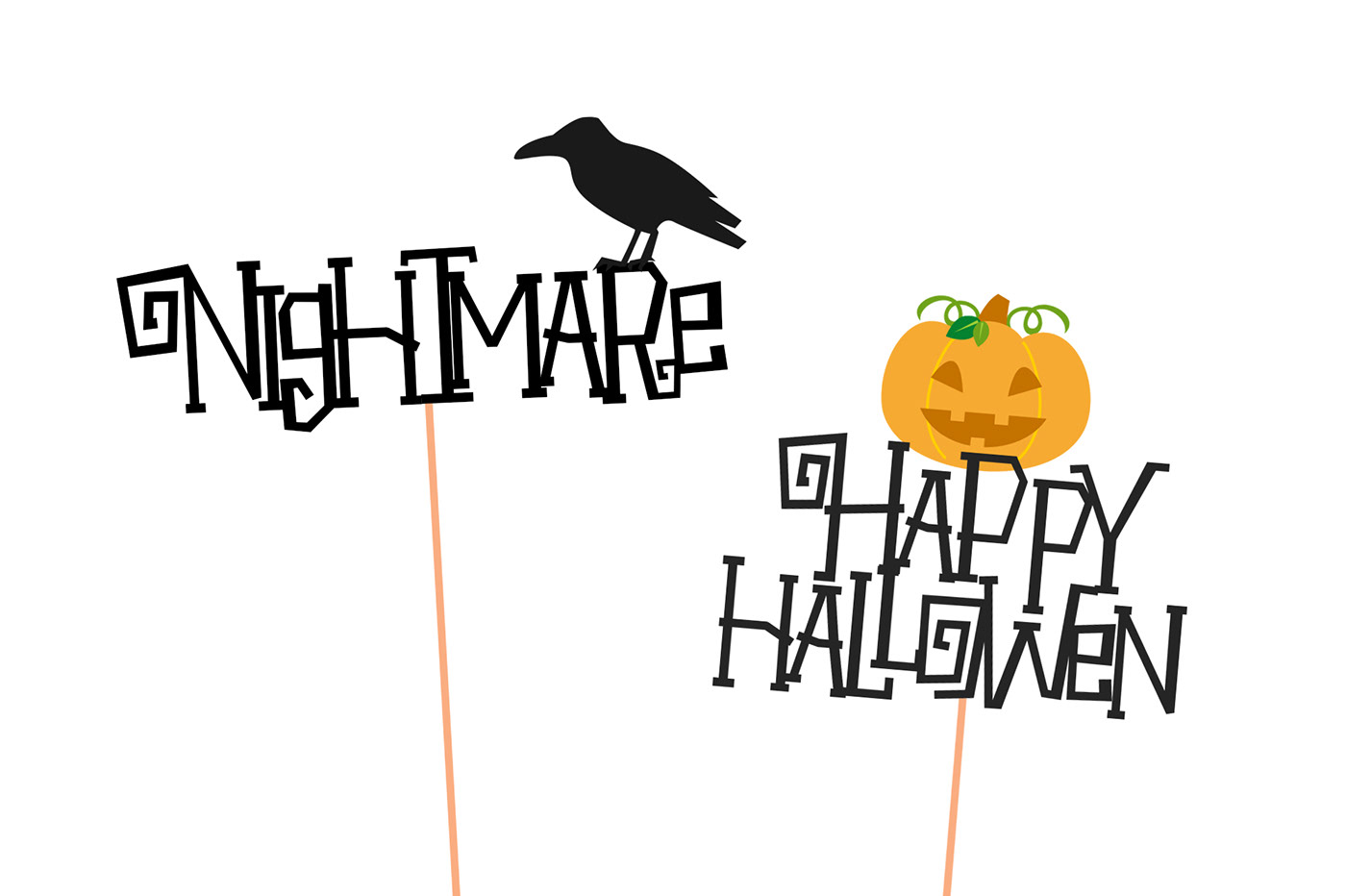 Example font Halloween Attack #4